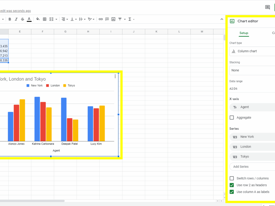 How To Make A Clustered Bar Chart In Google Sheets Business Computer Skills