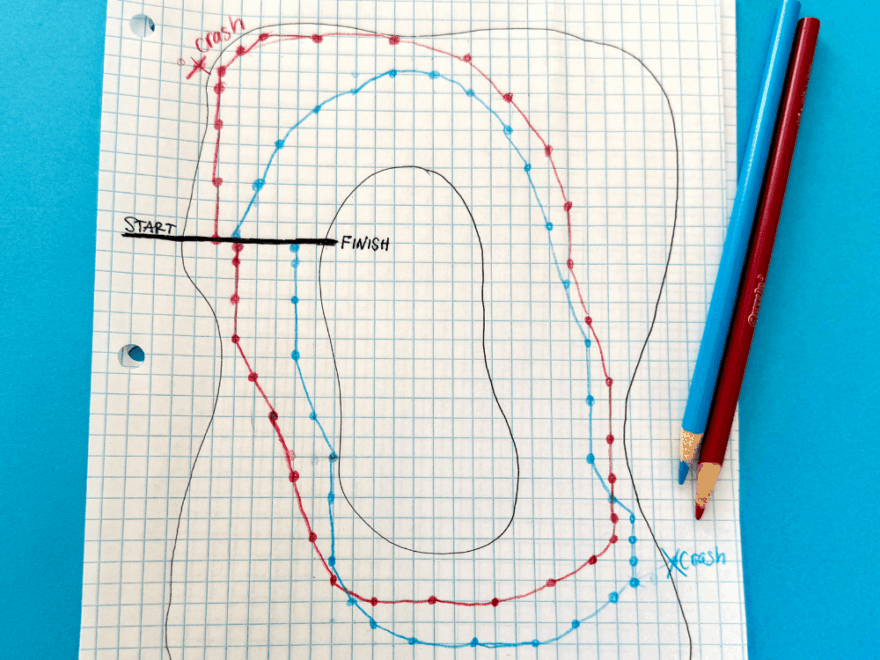 How To Play Racetrack Game With A Paper And Pencil Teach Beside Me