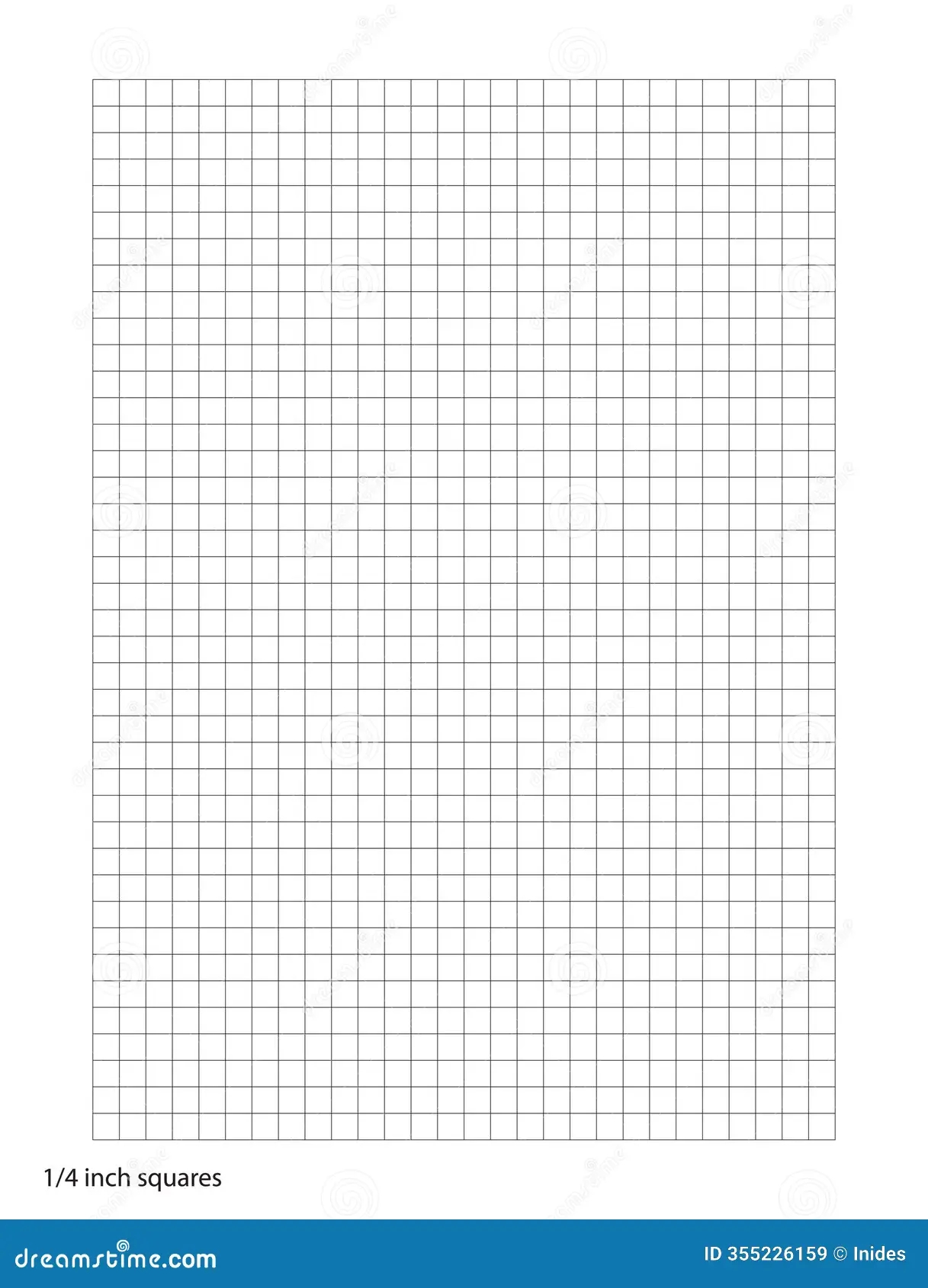 Printable One Inch Graph Paper