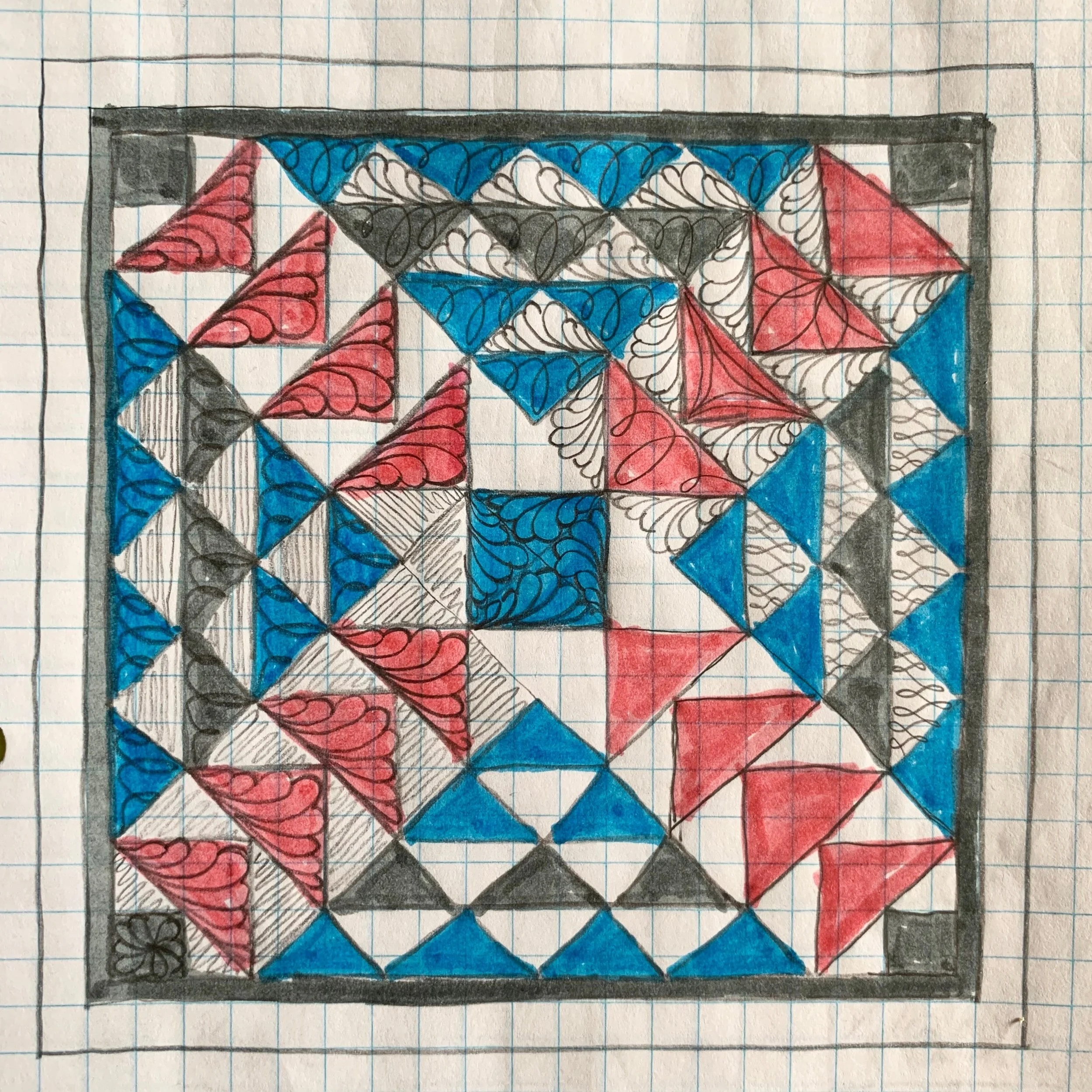 Free Printable Basic Quilting Layout Graph Paper