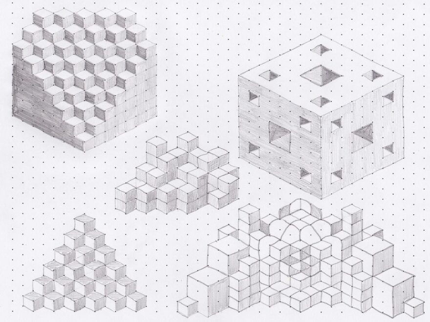 Isometric Graph Paper MotiMind 50 Sheets Pad UK Graph Paper Large