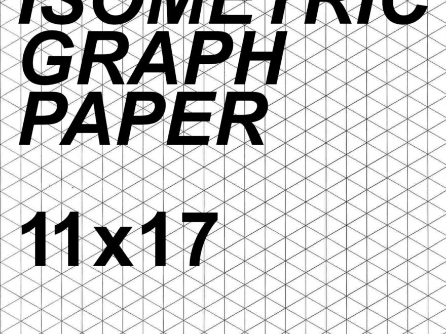Isometric Paper Sheet 11 X 17 MICA Store