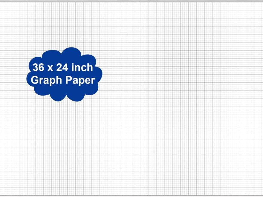 Large Graph Paper Large 24x36 Graph Paper Pad 25 Sheets 50 Pages Of 4x4 Grid Paper For Architects Engineers Tracing Paper