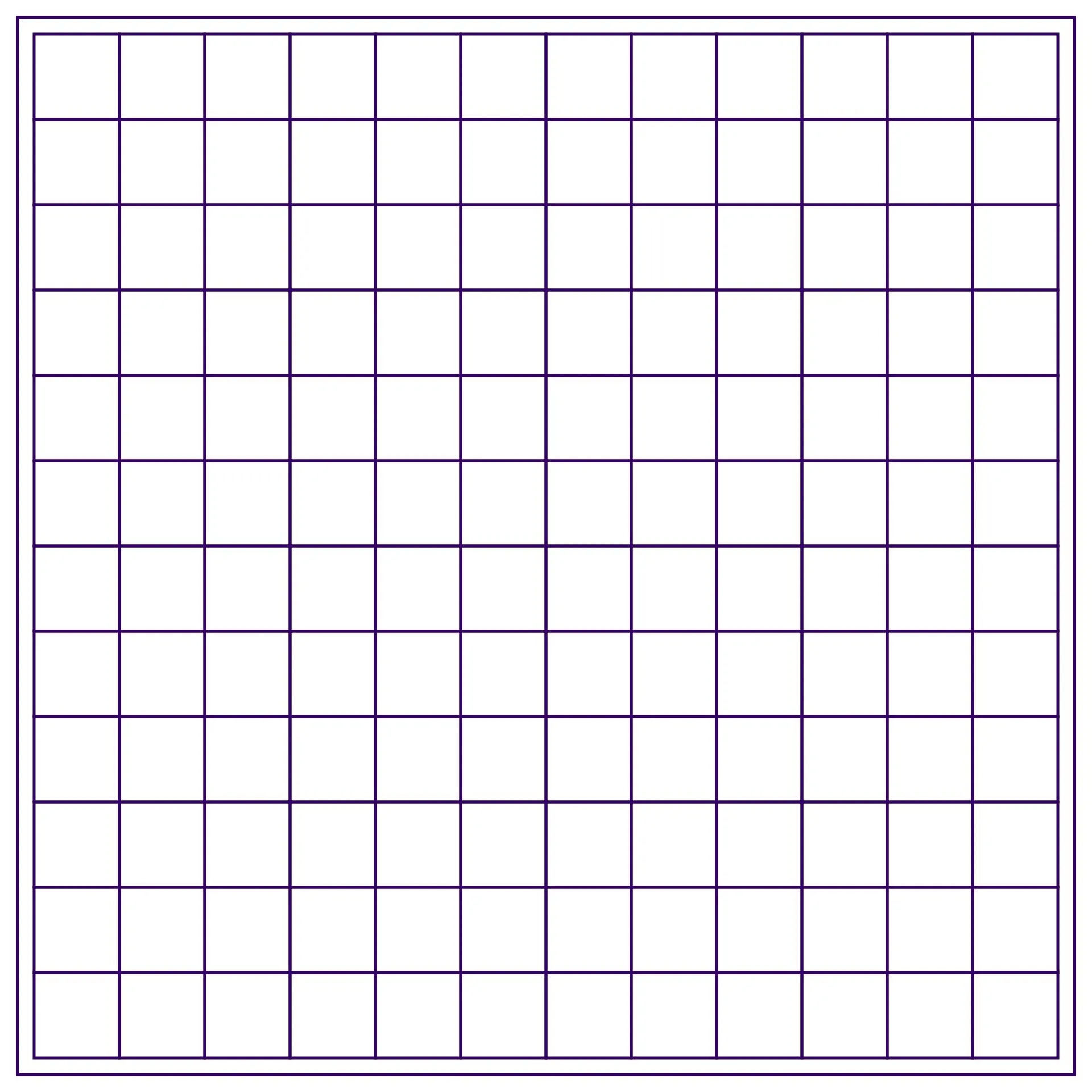 Math Printable 1/4 Inch Graph Paper
