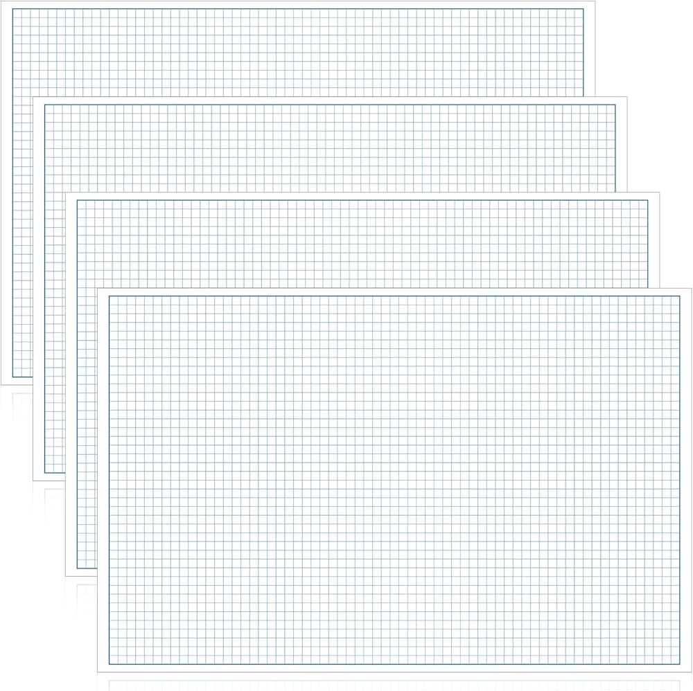 Large Grid Paper Large Engineering Graph Paper Pad 22 x17 4x4 Grid 100 Sheets For Drafting Design Quadrille Graph Paper