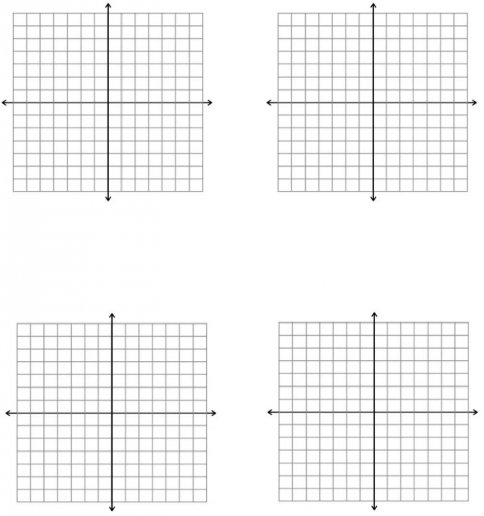Printable Graph Paper Select Grid Quadrant