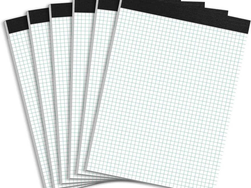 Large Squares Aazon co Pad 8 5 X 11 Grid Paper 4x4 Graphing Paper 12 Graph Paper