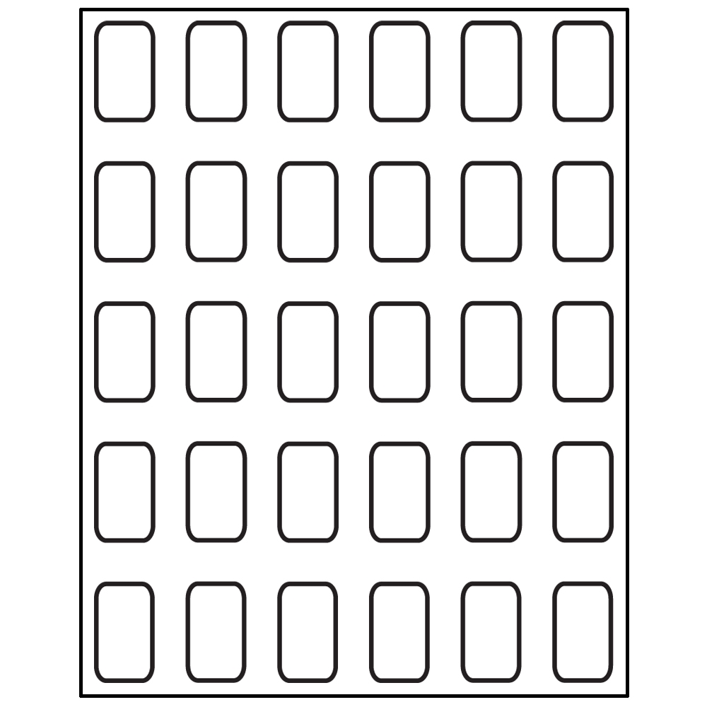 Library Book Processing Labels Laser Inkjet Spine Labels 1 1 2 In H X 7 8 In W