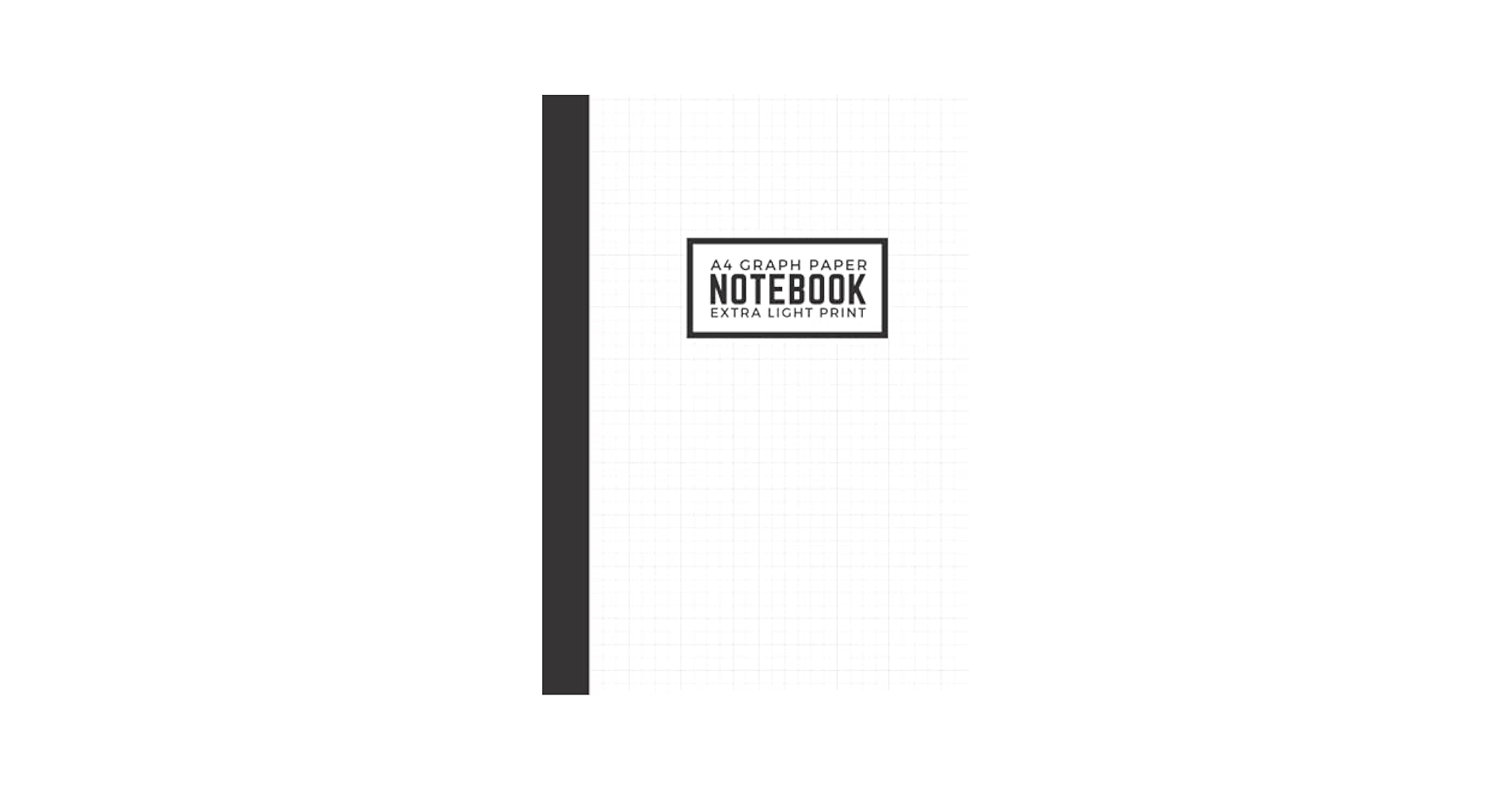 Light Print A4 Graph Paper Notebook 1 4 Squares 4 Squares Per Inch A4 Black 8 3 X 11 7 Notebook Thin Light Gray Lines Math Science Charts Needlepoint Pixel Art 