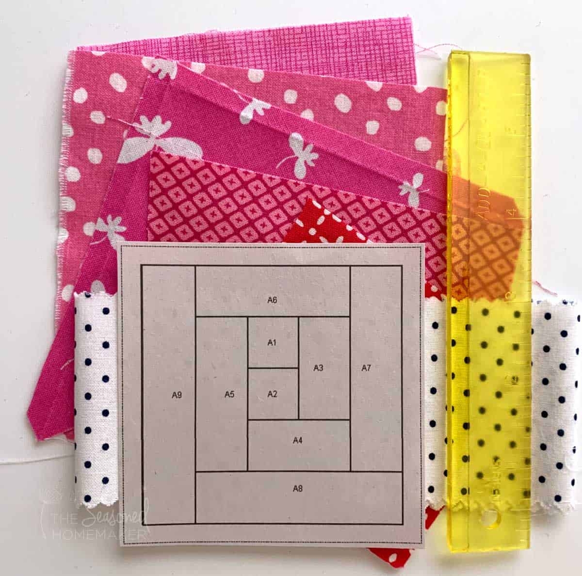 Printable Graph Paper Log Cabin Printable