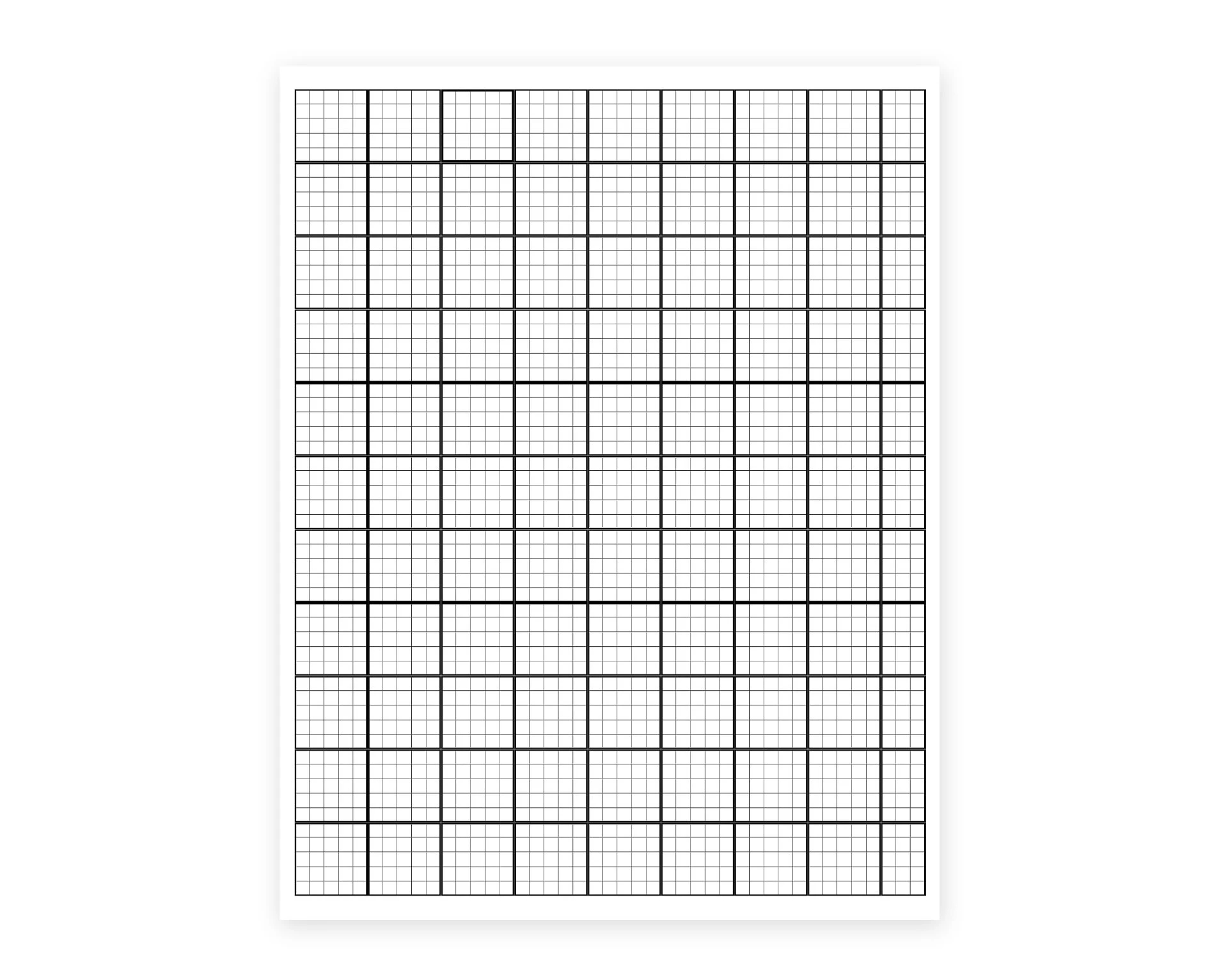 Printable Graph Paper Options