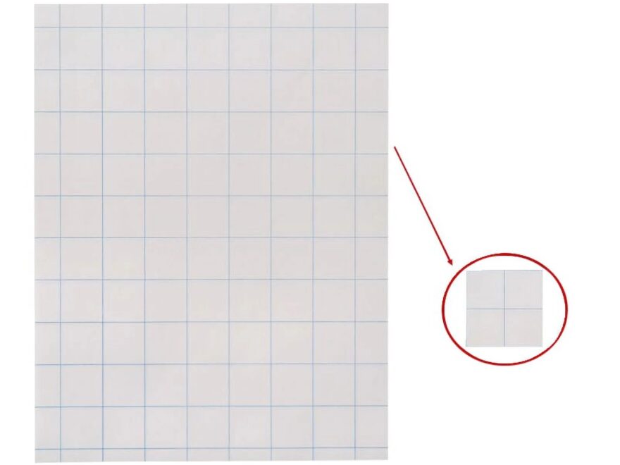 Loose Leaf Graph Paper School Smart Graph Paper 8 1 2 X 11 Inches 1 10 Inch Ruling White 500 Sheets Loose Leaf Paper Wide Ruled