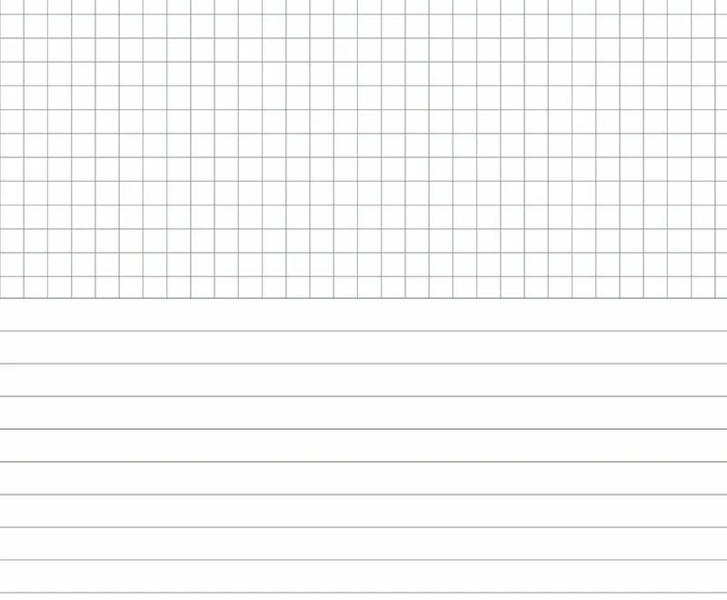 Math Notebook Graph Paper Wide Ruled Video Game Aliens Squidmore Company Stationery