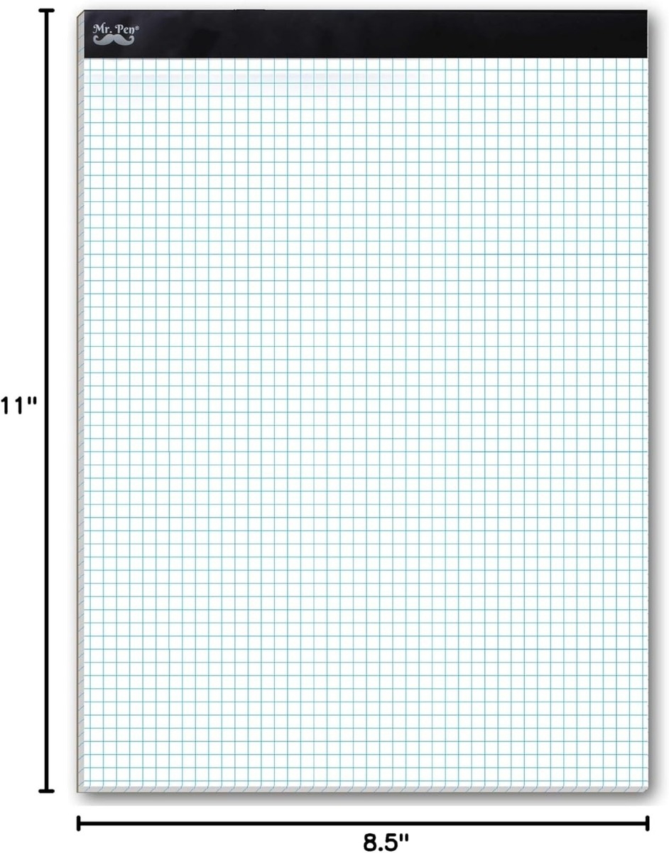 Mr Pen Graph Paper Grid 4x4 4 11 x8 5 4 Sq in White EBay Mr Pen Graph Paper Grid 4x4 4 11 x8 5 4 Sq in White EBay