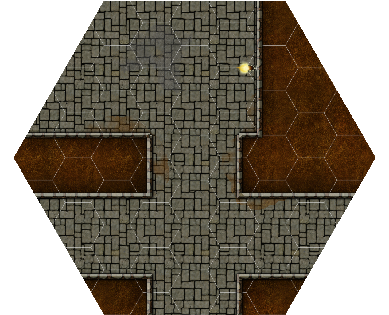 Megahex Graph Paper With Triangles