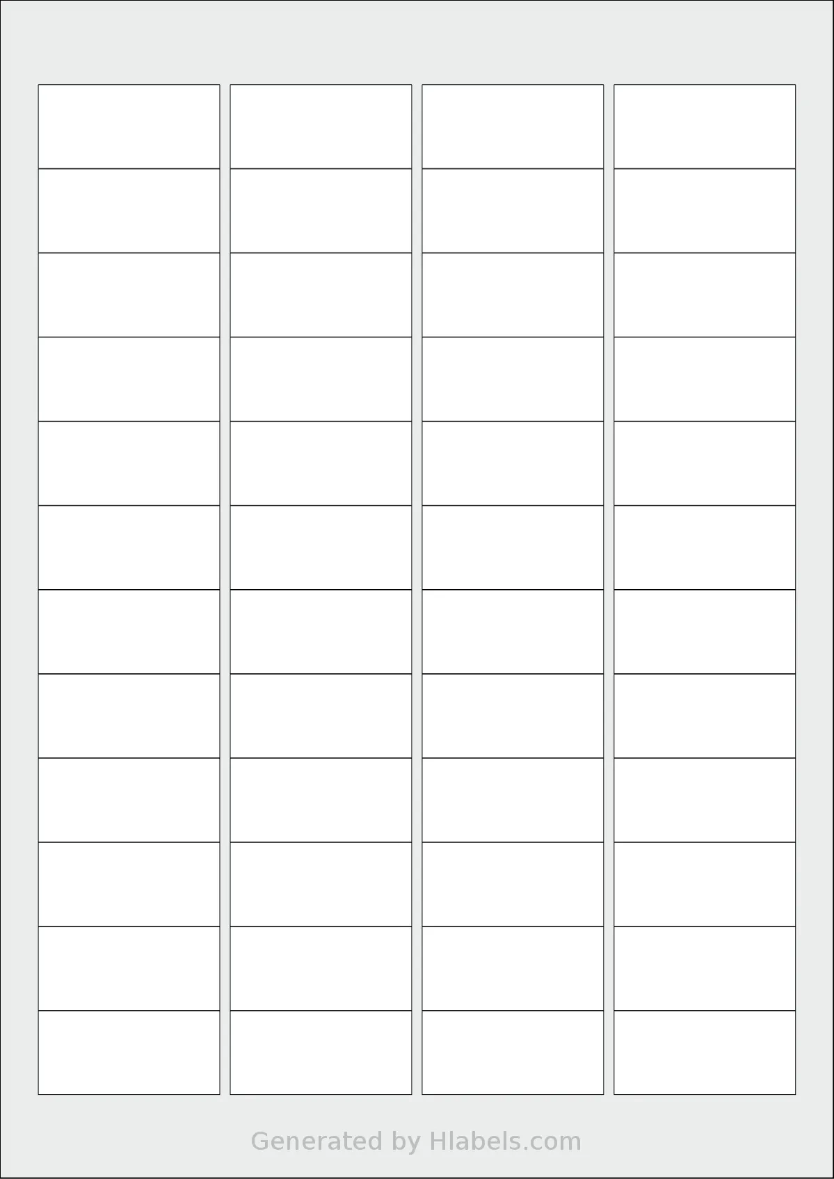 Oddy ST 48 Label Template Print Online Instantly