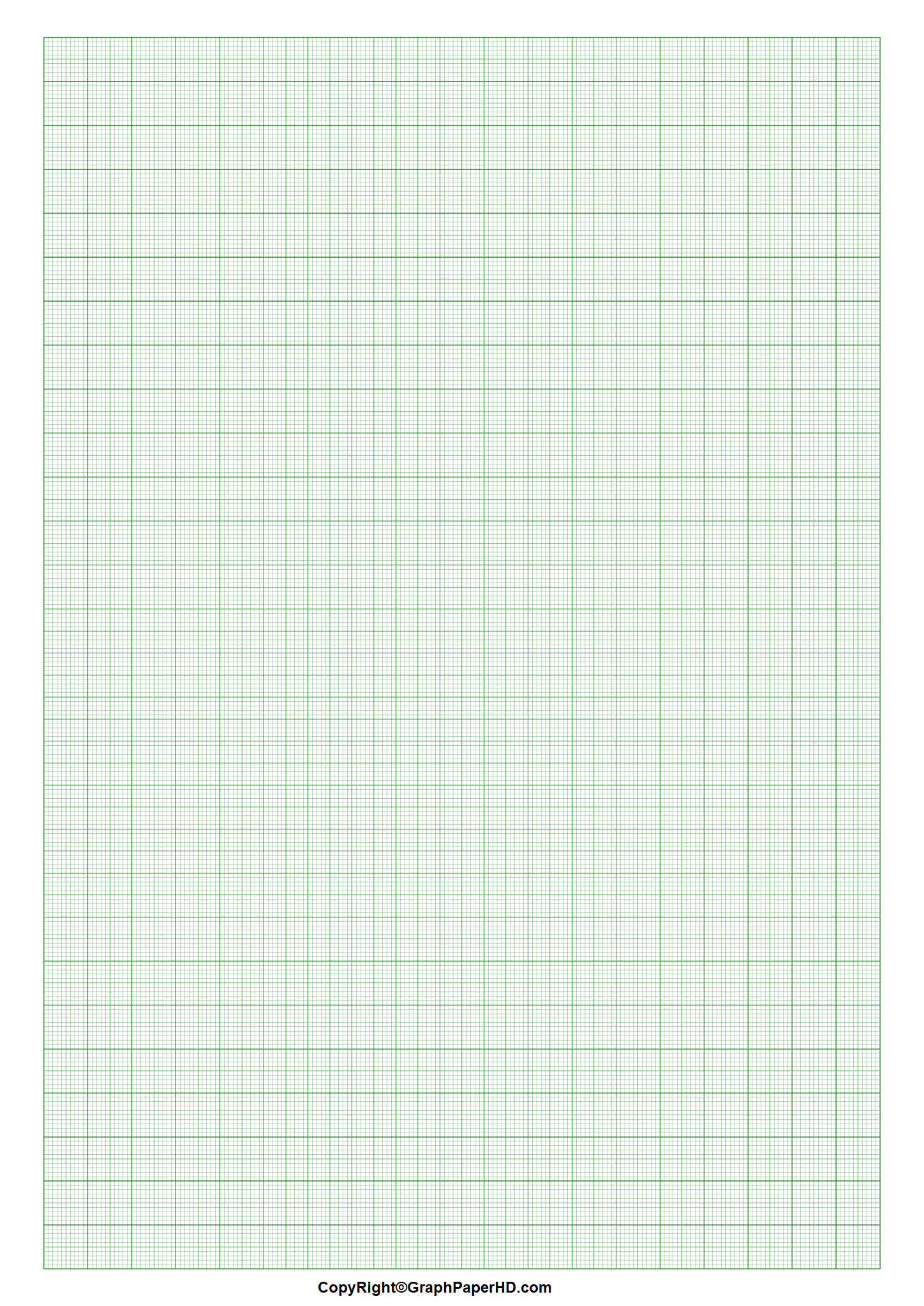 Online Printable Free Blank Graph Paper Template Word PDF 
