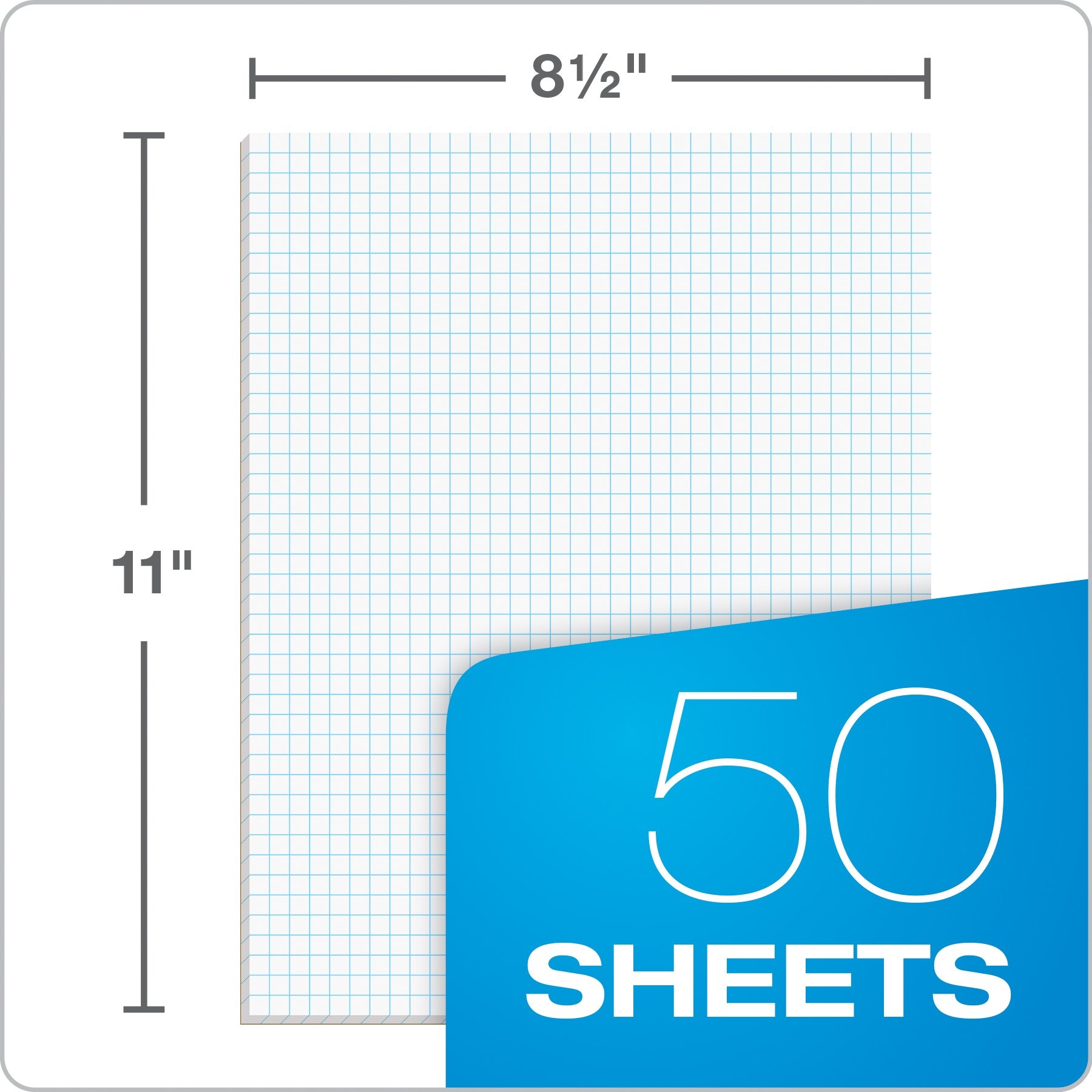 Paper Pads TOPS Graph 5 Pack 8 5x11 4x4 Grid 50 Sheets Per Pad Thicker Paper For Math Art Large Graph Paper Paper Pads TOPS Graph 5 Pack 8 5x11 4x4 Grid 50 Sheets Per Pad Thicker Paper For Math Art Large Graph Paper
