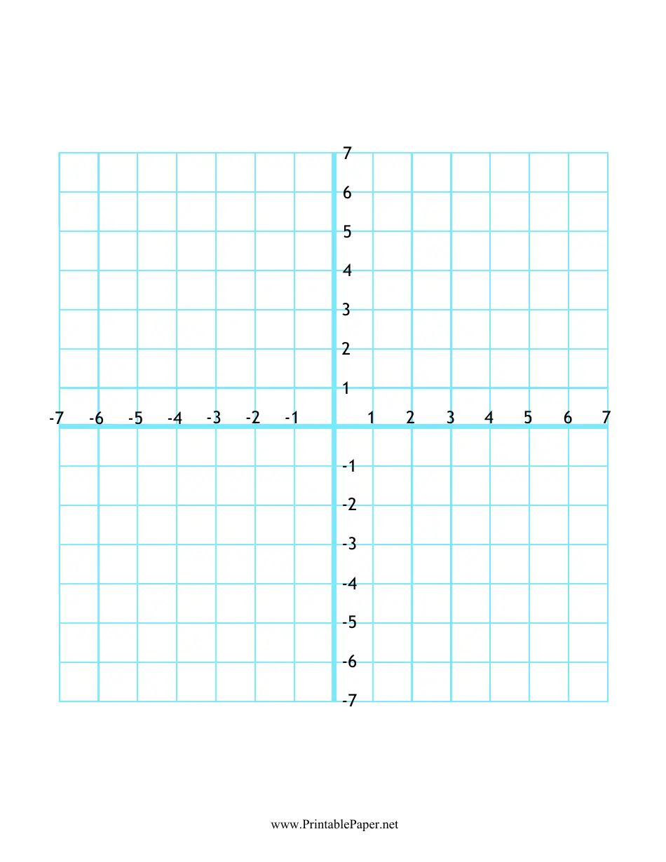 Paper Reams Numbered Axis Graph Paper 4 Quadrant Grid With 3 16 Printable 4 Quadrant Grid Paper