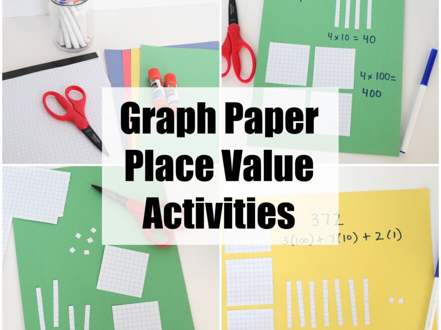 Place Value Activities With Graph Paper Frugal Fun For Boys And Girls