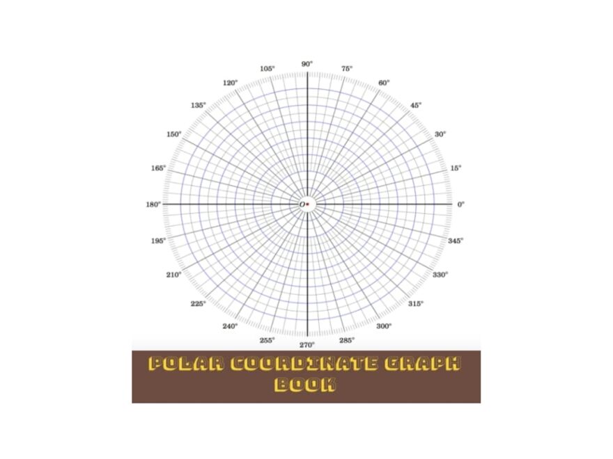 Polar Coordinate Graph Paper Notebook Polar Coordinates Ali Ayesha 9798408608102 Amazon Books
