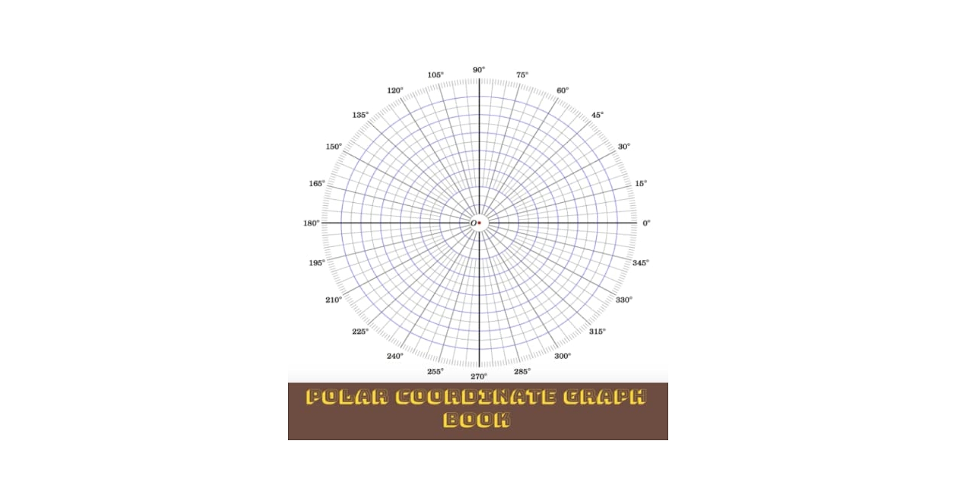 Polar Coordinate Graph Paper Notebook Polar Coordinates Ali Ayesha 9798408608102 Amazon Books