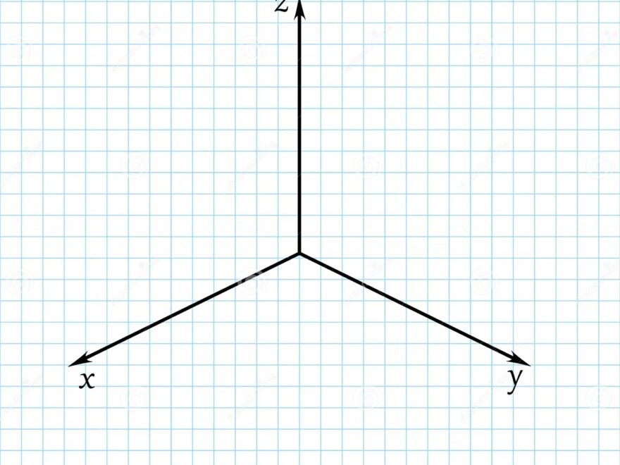 Polar Coordinate Systemon Graph Paper Vector Illustration Stock Vector Illustration Of Geometry Space 245046311