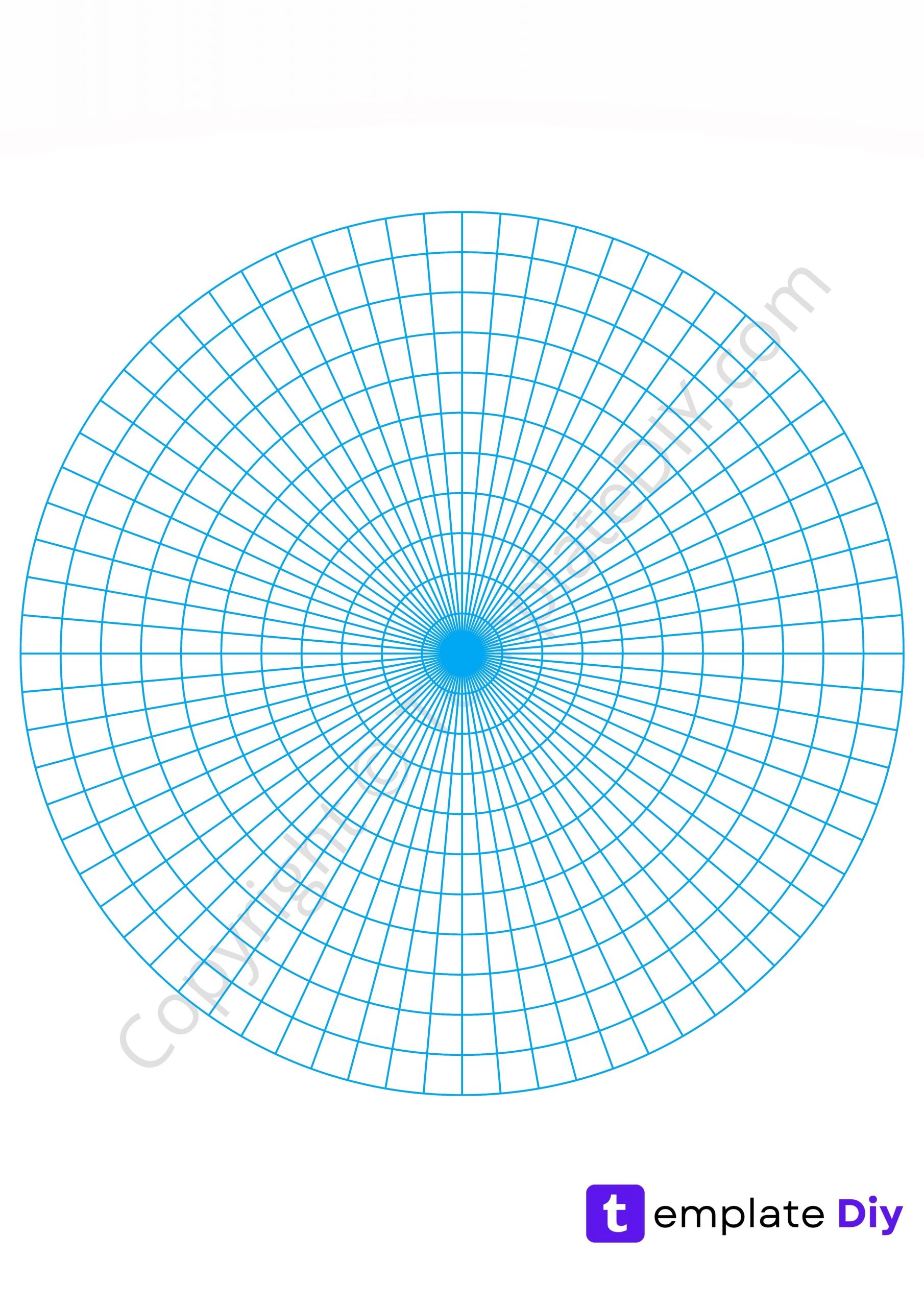 Polar Graph Paper Grid Paper Printable Template PDF Worksheets Library