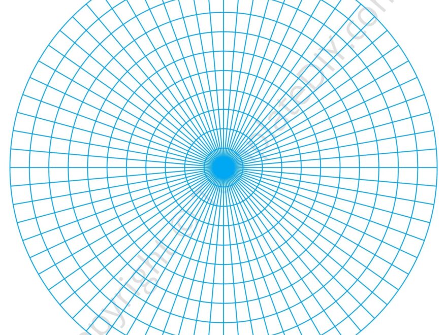 Polar Graph Paper Grid Paper Printable Template PDF Worksheets Library