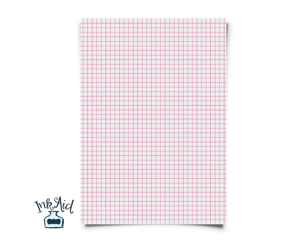 Print Your Own COLORED GRID Graph Paper 1 4 Inch Squares PDF Format Purple Pink Green Blue Turn Printer Paper Into Grid Paper Etsy