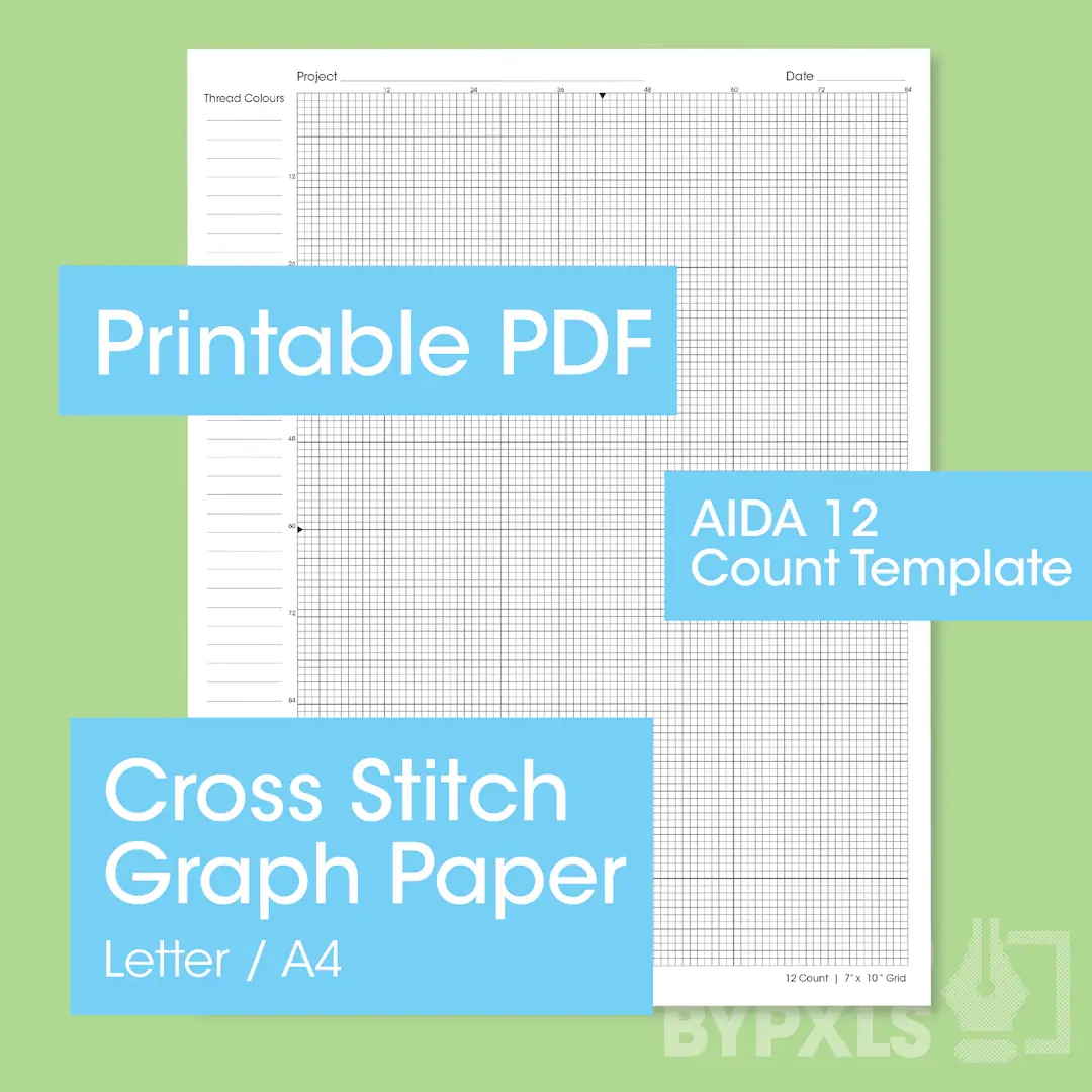 Printable 12 Count Graph Paper