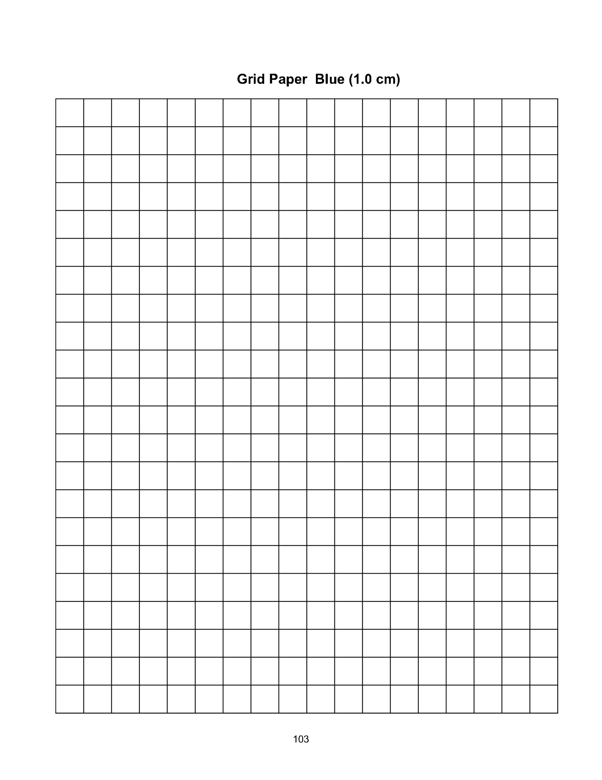 Full Page Full Size Graph Paper Printable
