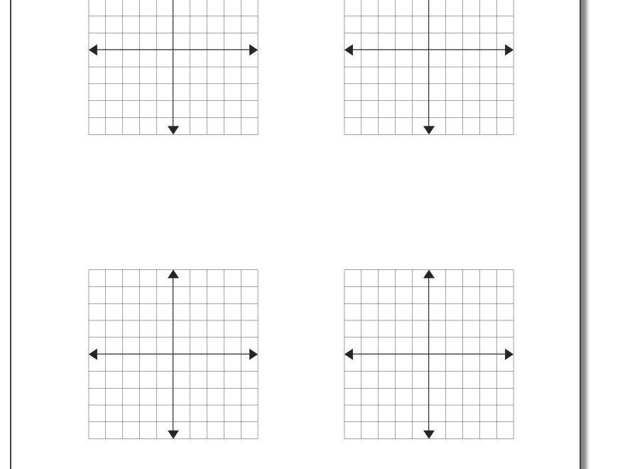 Printable Coordinate Planes