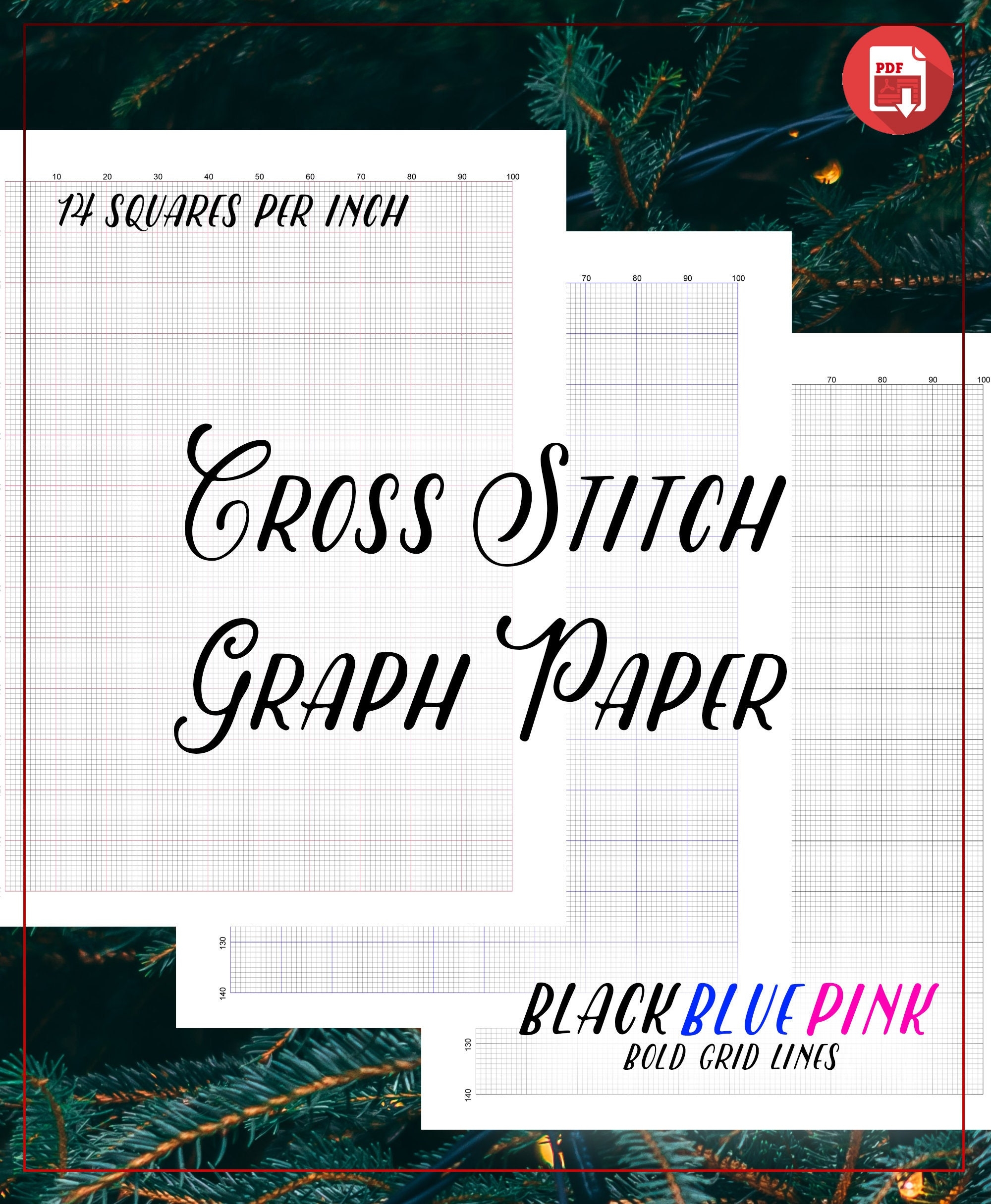 Free 14/Inch Printable Graph Paper