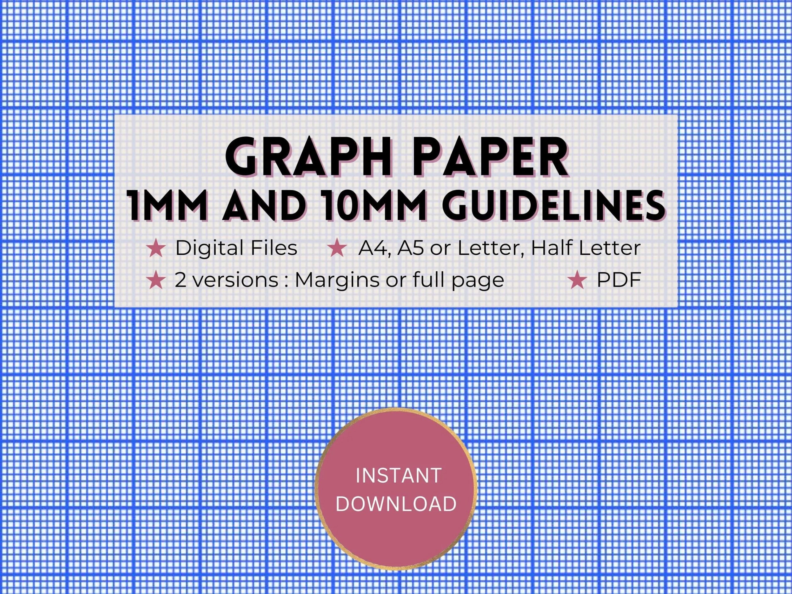 Graph Paper Printable Quadrant 1