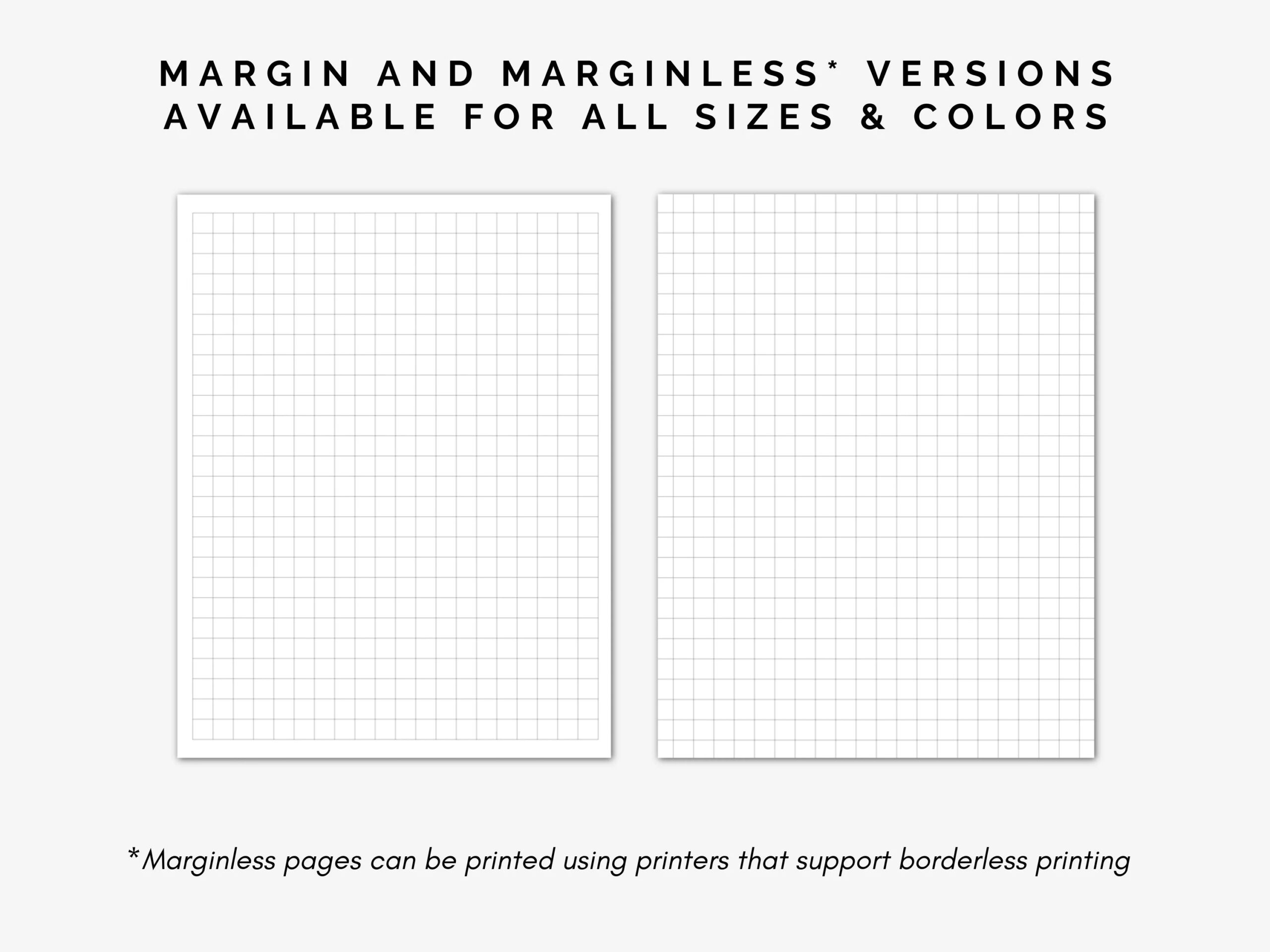 Graph Paper Printable With Margin