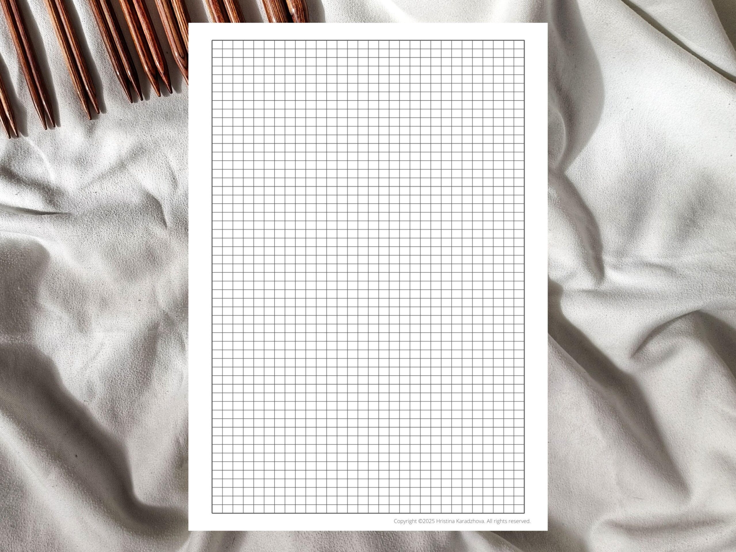 Printable PDF Graph Paper Download Graph Paper For Knitting Pattern Digital Graph Paper Set PDF Graph Papers For Knitting Project Etsy
