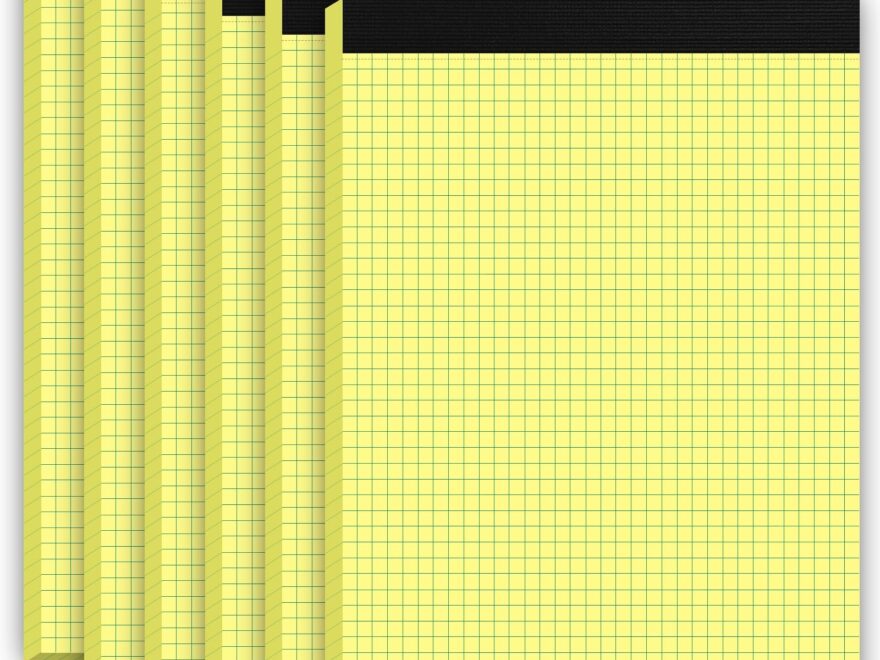 Printable PDF Graph Paper Pad 4x4 Grid Notepad 3 Pack 5x8 Graph Paper 1 4 Graph Paper Large