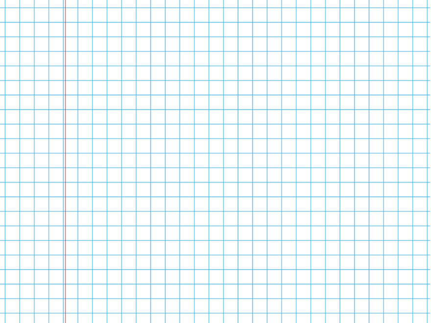 Printable Squared Wide Ruled Blue With Margin PDF Download