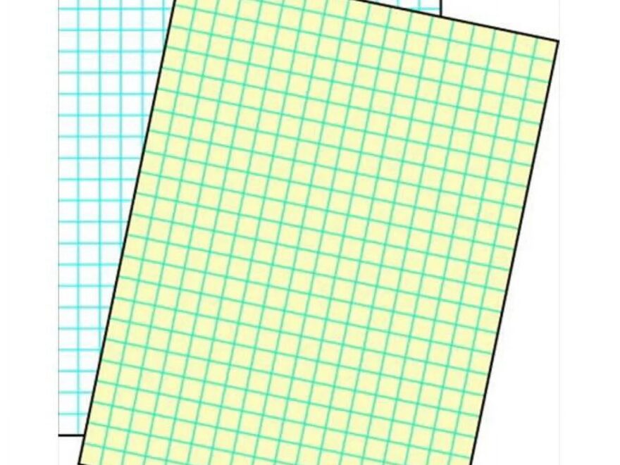 School Smart 085481 Cross Section Ruled Drawing Paper 44 Manila 1 In Ruled Walmart