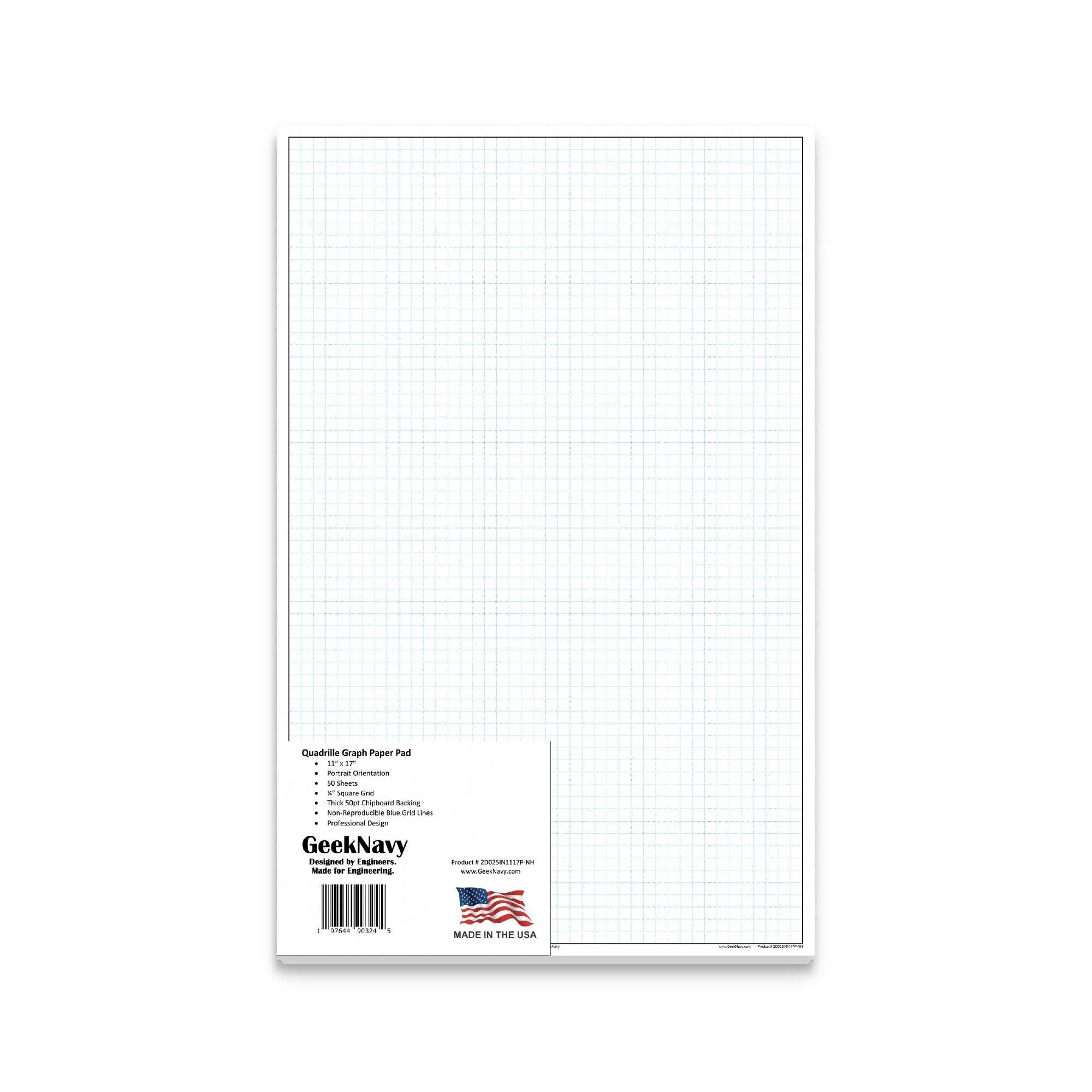 School Smart 8 1 2 X 11 Inch Graph Paper 500 Sheets 1 2 Inch Ruled Double Sided White Walmart