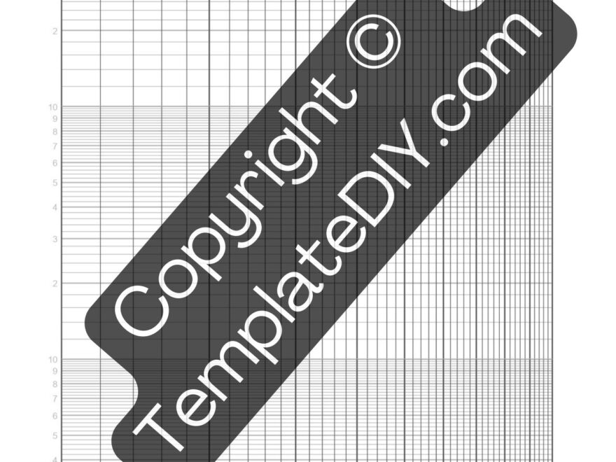 Semi Log Graph Paper Grid Paper Printable Template In PDF