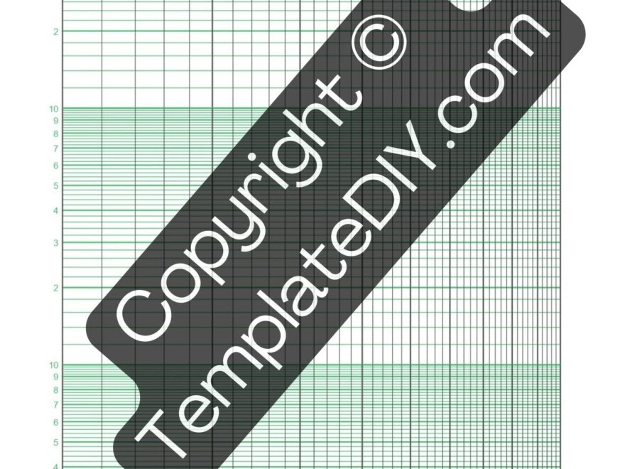 Semi Log Graph Paper Grid Paper Printable Template In PDF