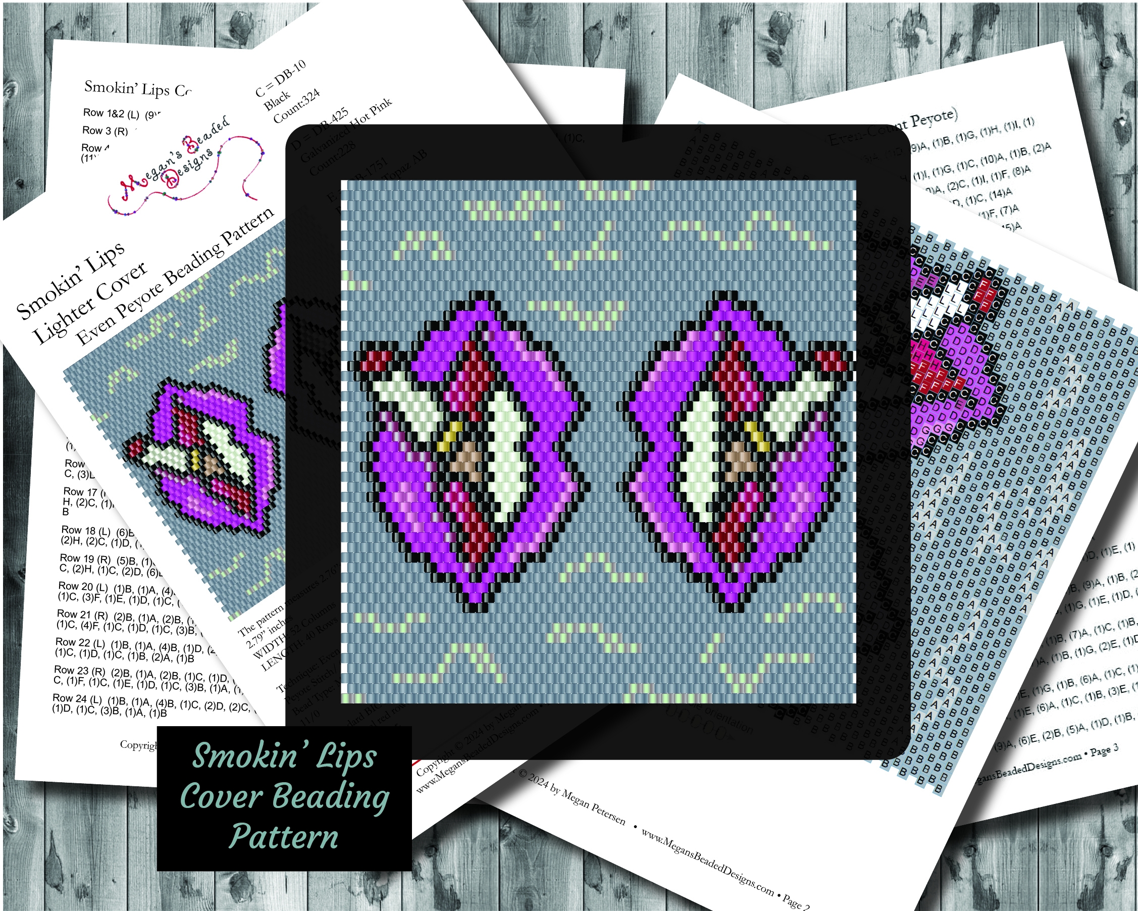 Simple Peyote Stitch Patterns Peyote Bead Stitch Round Seed Bead Graph Paper Bonus Materials