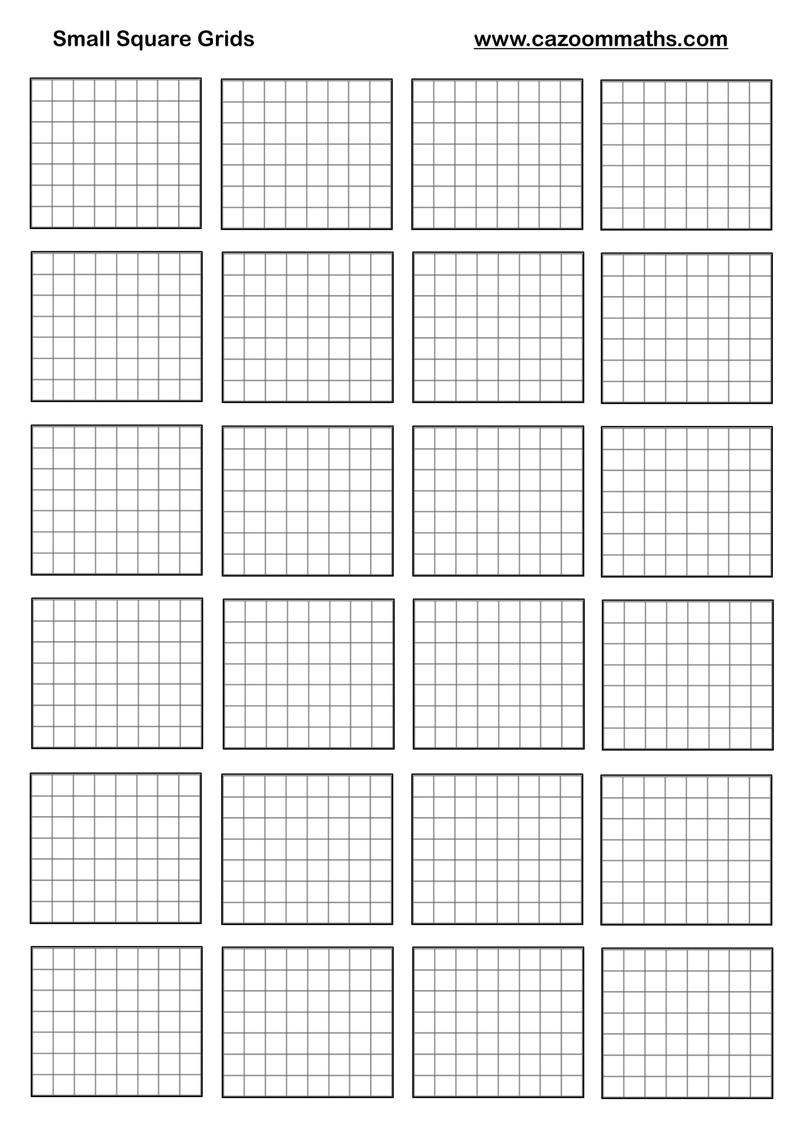Small Square Grids FREE Teaching Resources