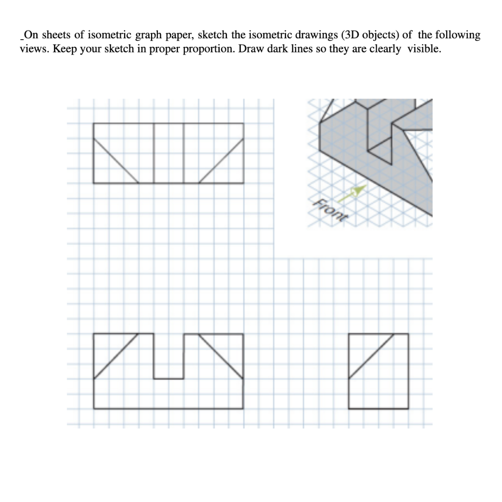Isometric Sketches On Graph Paper