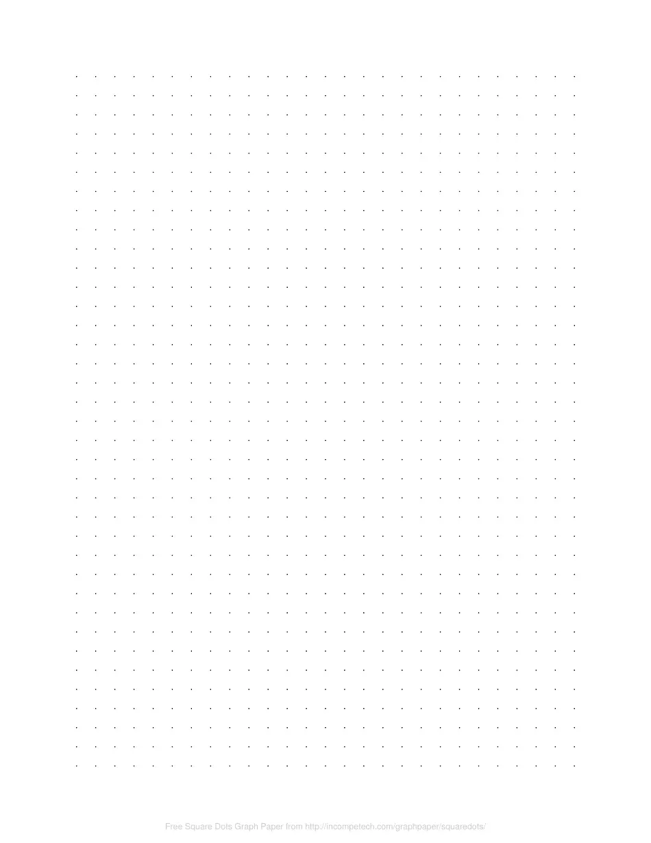 Square Dots Graph Paper Download Printable PDF Templateroller