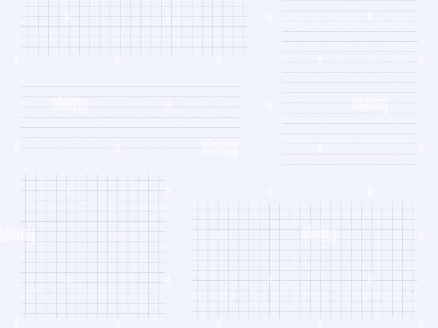 Squared Graph Paper Stock Vector Images Alamy