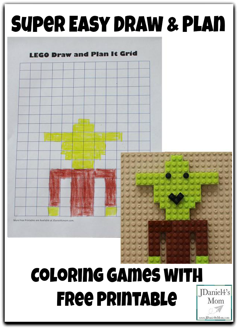 Super Easy Draw And Plan Coloring Games With Printable