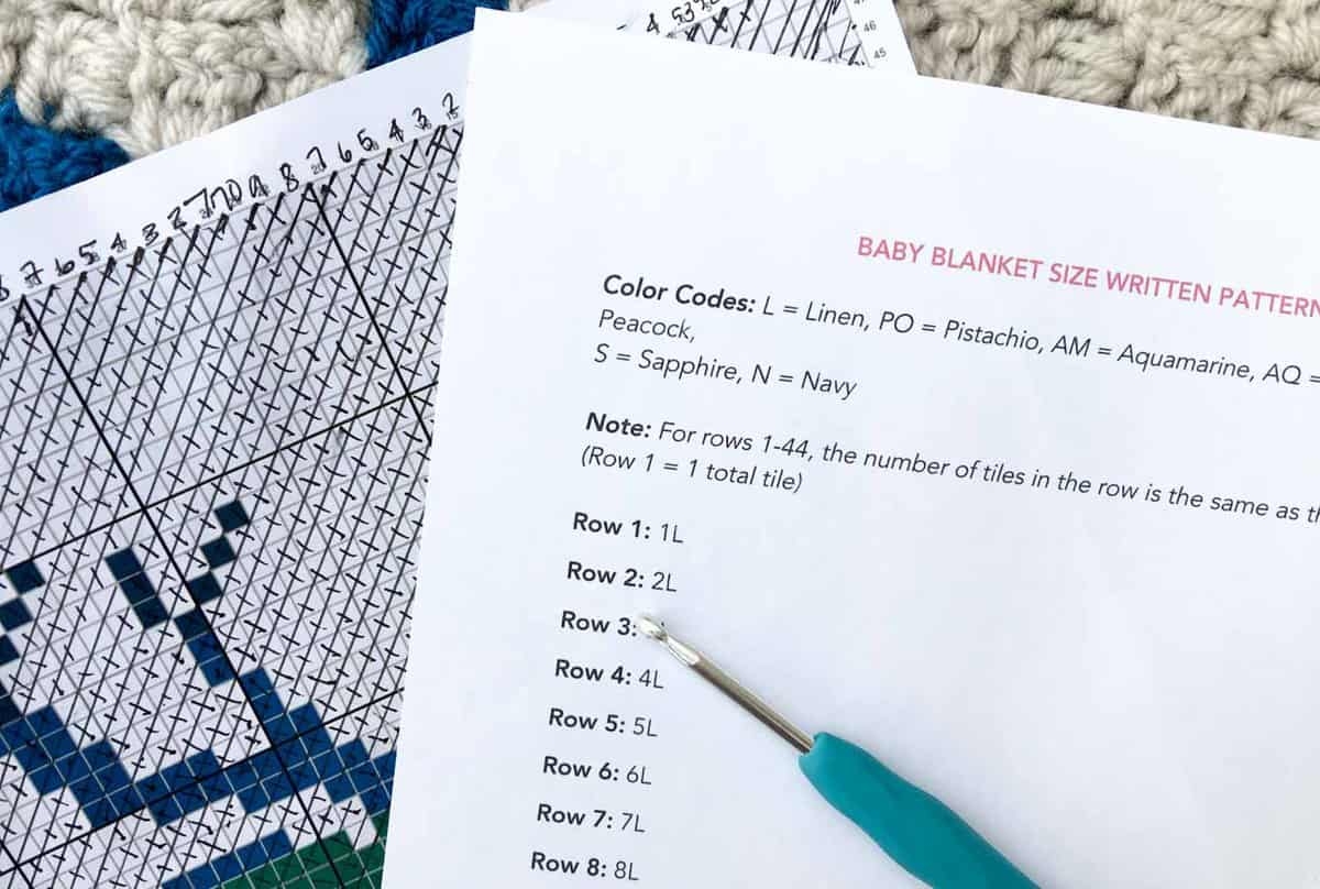 The Easiest Way To Design Your Own C2C Crochet Graph Patterns Step by step Tutorial